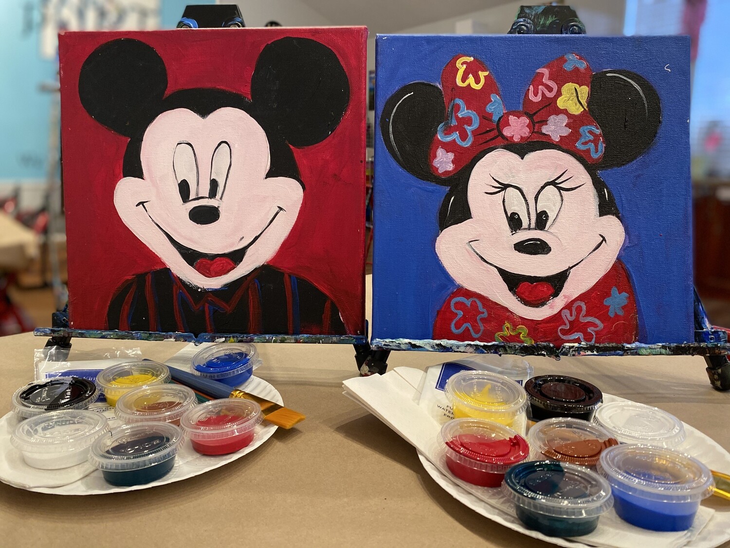 Mickey & Minnie - At Home Art Kit  12x12