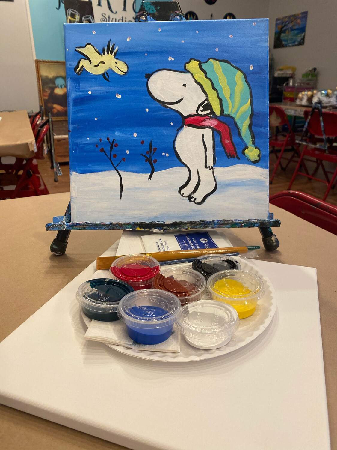 Snoopy - At Home Art Kit 12x12 Snoopy - At Home Art Kit 12x12