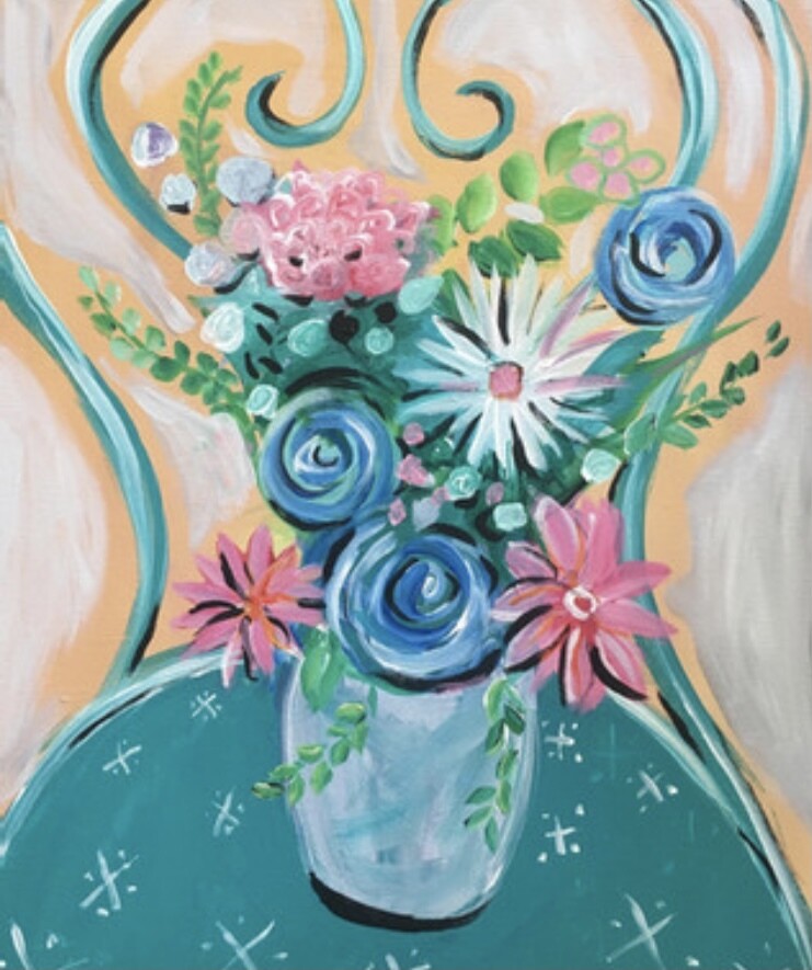 5/17/2021 6:30pm - 9:30pm
"Flowers on a Chair" - Paint Night @ The pARTy Studio 5/17/2021 6:30pm - 9:30pm
"Flowers on a Chair" - Paint Night @ The pARTy Studio