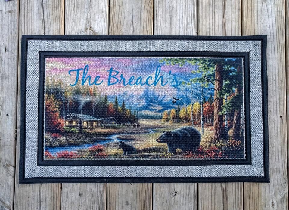 Door Mat 18 x 30-inch Rubber Backed