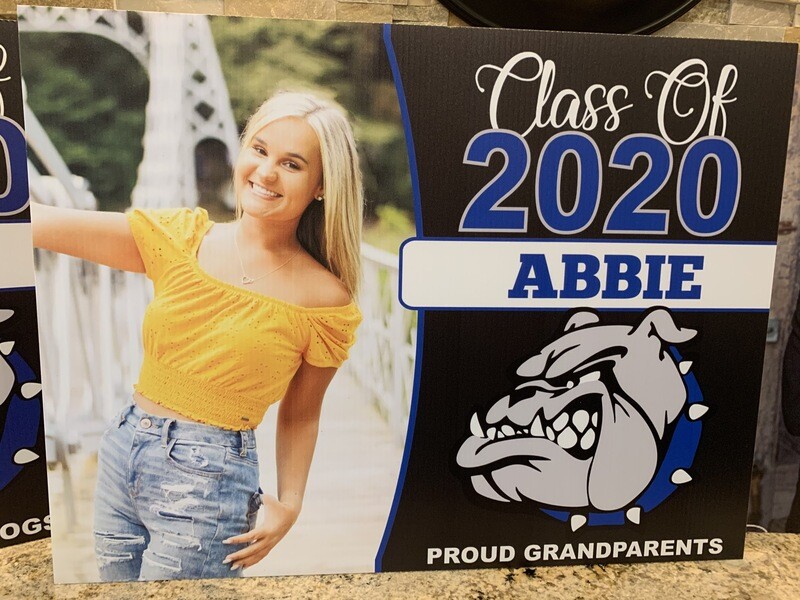Custom Senior Yard Sign