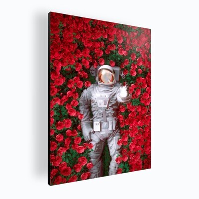 Astronaut with Roses