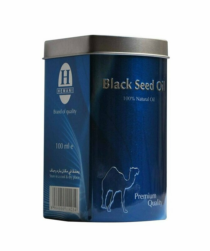 Schwarzkümmel Öl HEMANI in eleganter Präsentdose 100 ml Schwarzkümmel Öl HEMANI in eleganter Präsentdose 100 ml