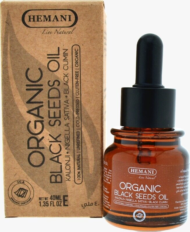 BIO Schwarzkümmel Öl HEMANI mit Dosierpipette, 35 ml BIO Schwarzkümmel Öl HEMANI mit Dosierpipette, 35 ml
