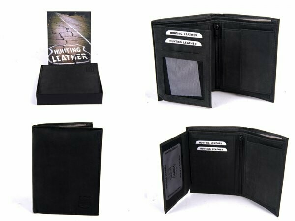 029 HUNTER BLACK LEATHER