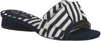 Alena Navy Stripe