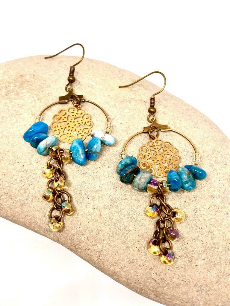 Apatite Chip Earrings