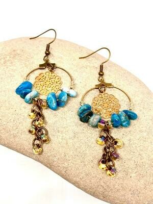 Apatite Chip Earrings