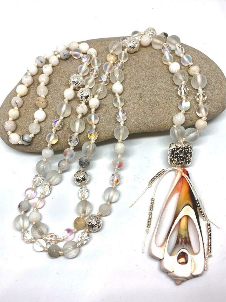 Beach Fantasy Mala Necklace