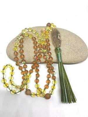 Citrine Mala Necklace