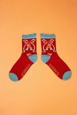 A-Z Ankle Socks - A A-Z Ankle Socks - A