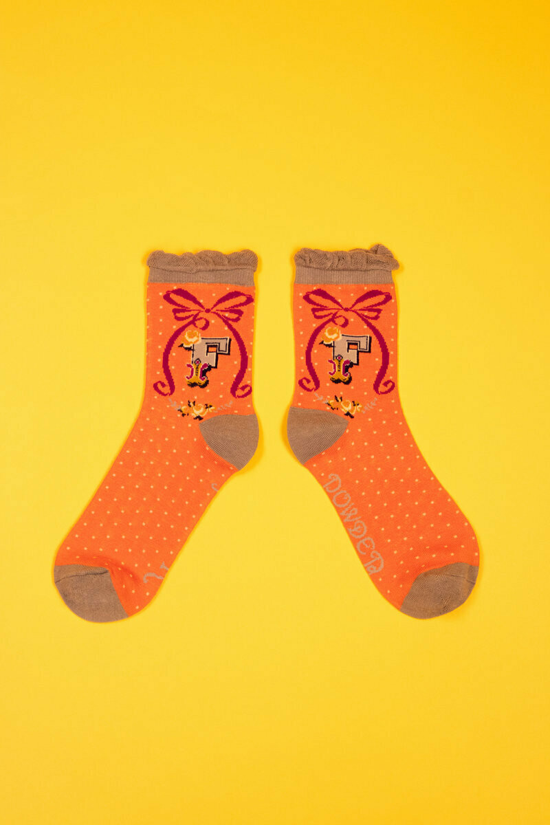 A-Z Ankle Socks - F A-Z Ankle Socks - F