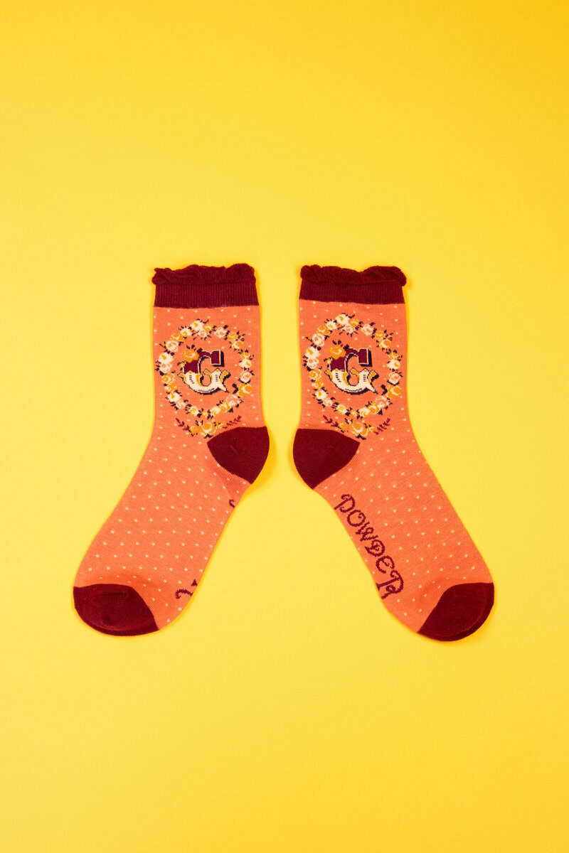 A-Z Ankle Socks - G