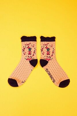 A-Z Ankle Socks - I A-Z Ankle Socks - I