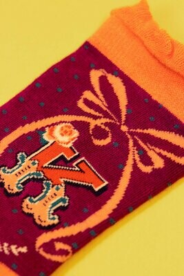 A-Z Ankle Socks - K