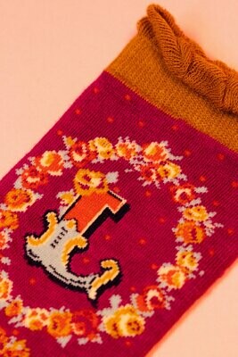 A-Z Ankle Socks - L