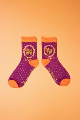 A-Z Ankle Socks - M A-Z Ankle Socks - M