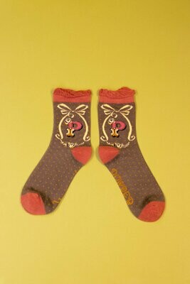 A-Z Ankle Socks - P A-Z Ankle Socks - P