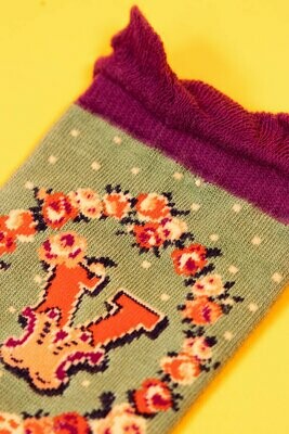 A-Z Ankle Socks - V