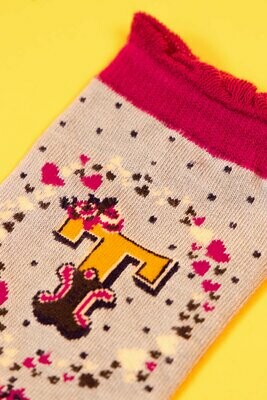 A-Z Ankle Socks - T