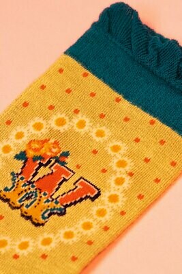 A-Z Ankle Socks - W