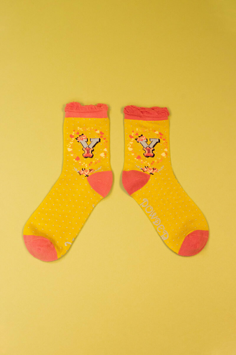 A-Z Ankle Socks - Y A-Z Ankle Socks - Y
