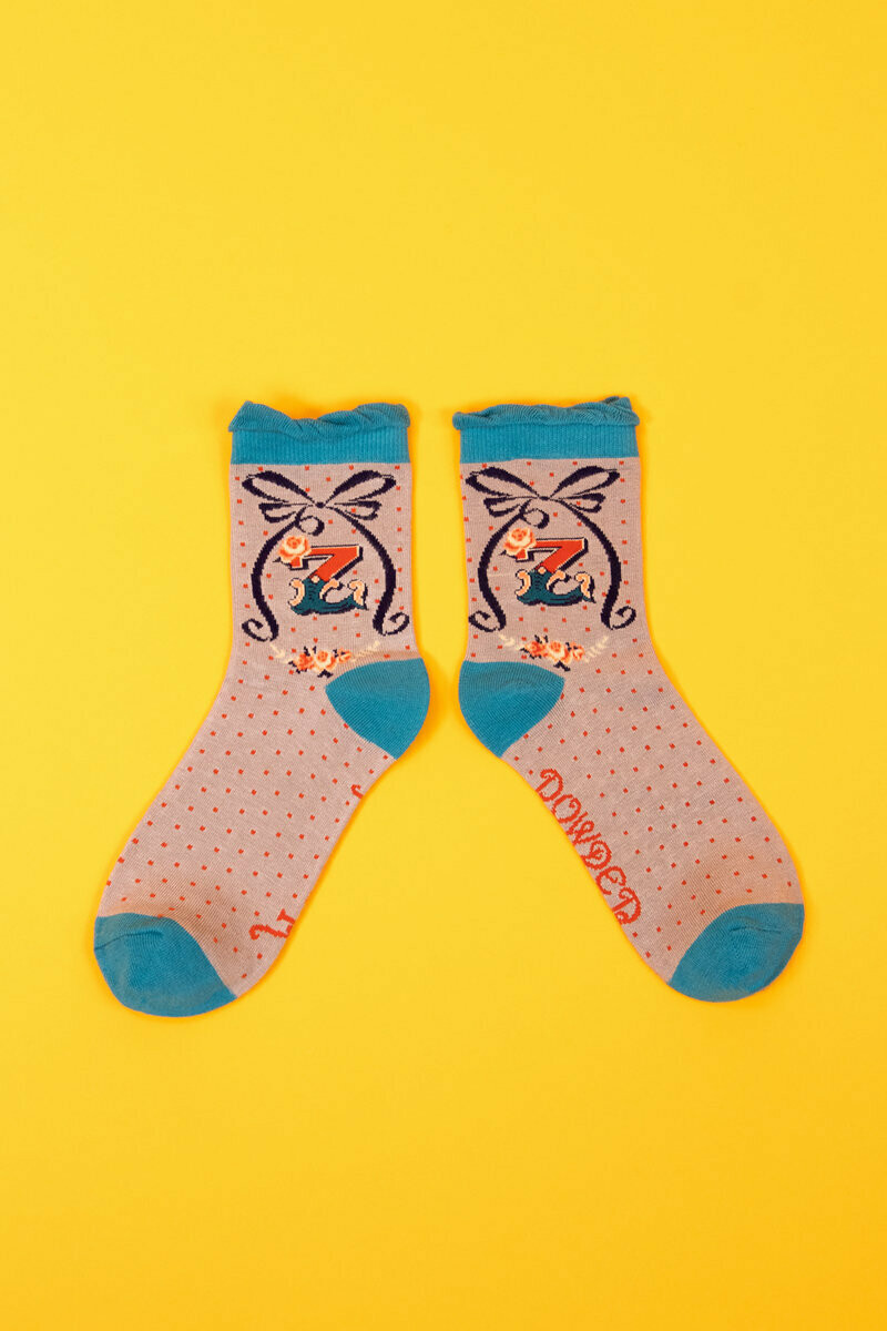 A-Z Ankle Socks - Z A-Z Ankle Socks - Z