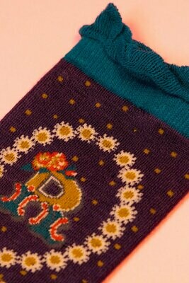 A-Z Ankle Socks - R