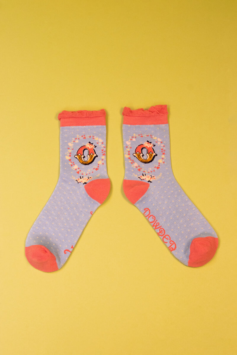 A-Z Ankle Socks - O A-Z Ankle Socks - O