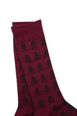 SWOLE PANDA RED SKULL BAMBOO SOCKS