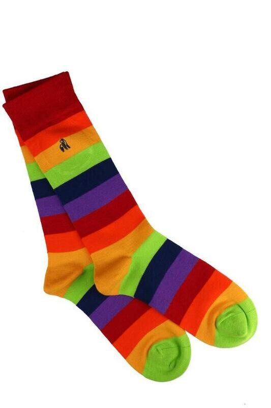 SWOLE PANDA PRIDE BAMBOO SOCKS
