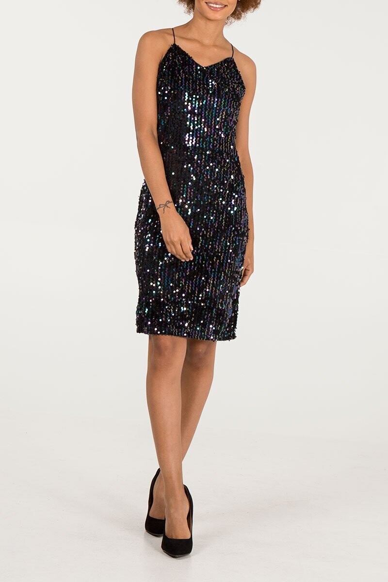 Sequin Slip Dress