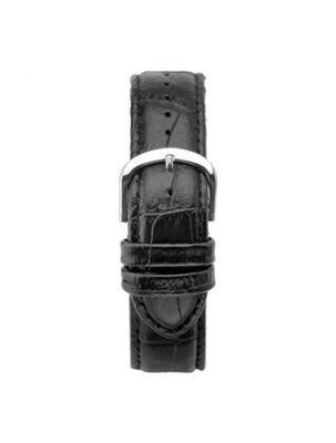 Sekonda Men's Blue face daydate Black Leather Strap Watch 1701