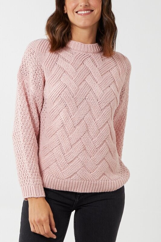 Nova of London Weave Knit Crewneck Jumper