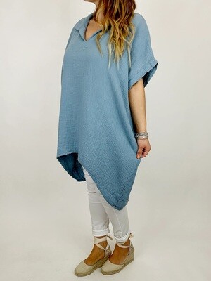 LAGENLOOK LIZA COLLARED TOP
