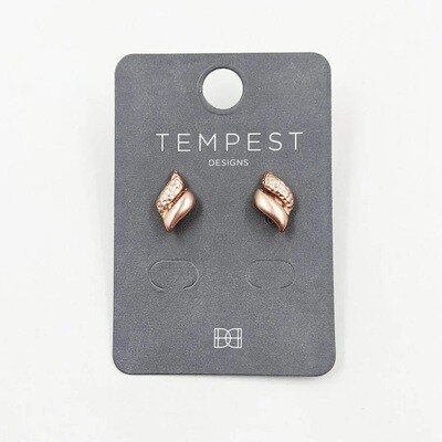 SWIRL INSPIRED STUD EARRINGS