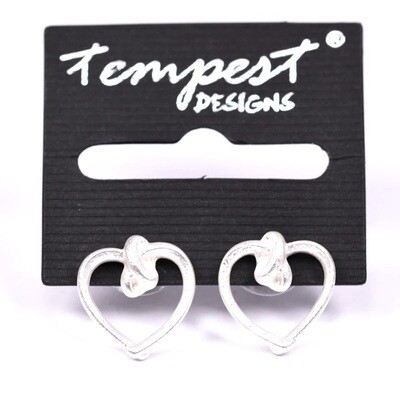 OPEN HEART EARRINGS