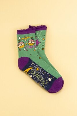 Libra Zodiac Ankle Socks