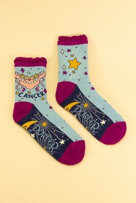 Cancer Zodiac Ankle Socks