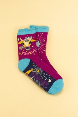Taurus Zodiac Ankle Socks