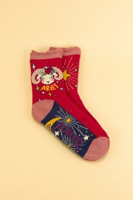 Aries Zodiac Ankle Socks