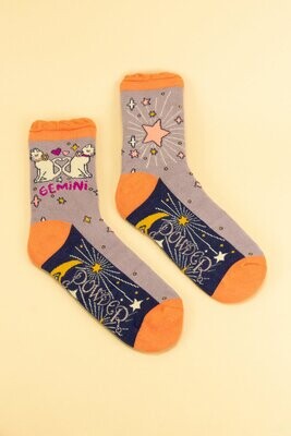 Gemini Zodiac Ankle Socks