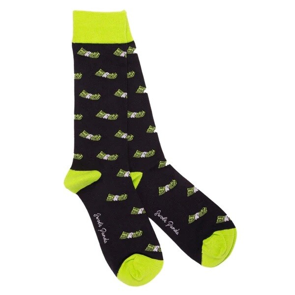 SWOLE PANDA MONEY BAMBOO SOCKS