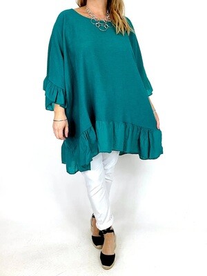 LAGENLOOK PIPPA FRILL HEM TOP