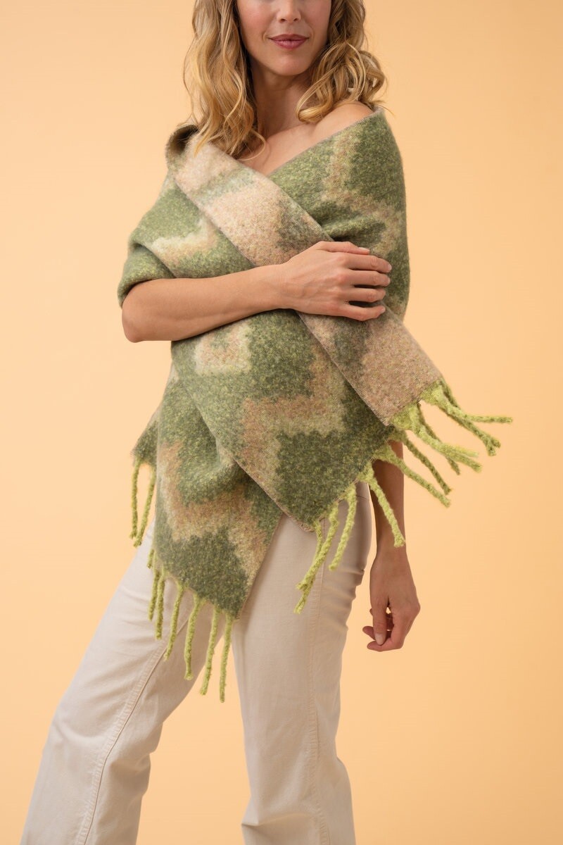 Melia Cosy Scarf - Olive Melia Cosy Scarf - Olive
