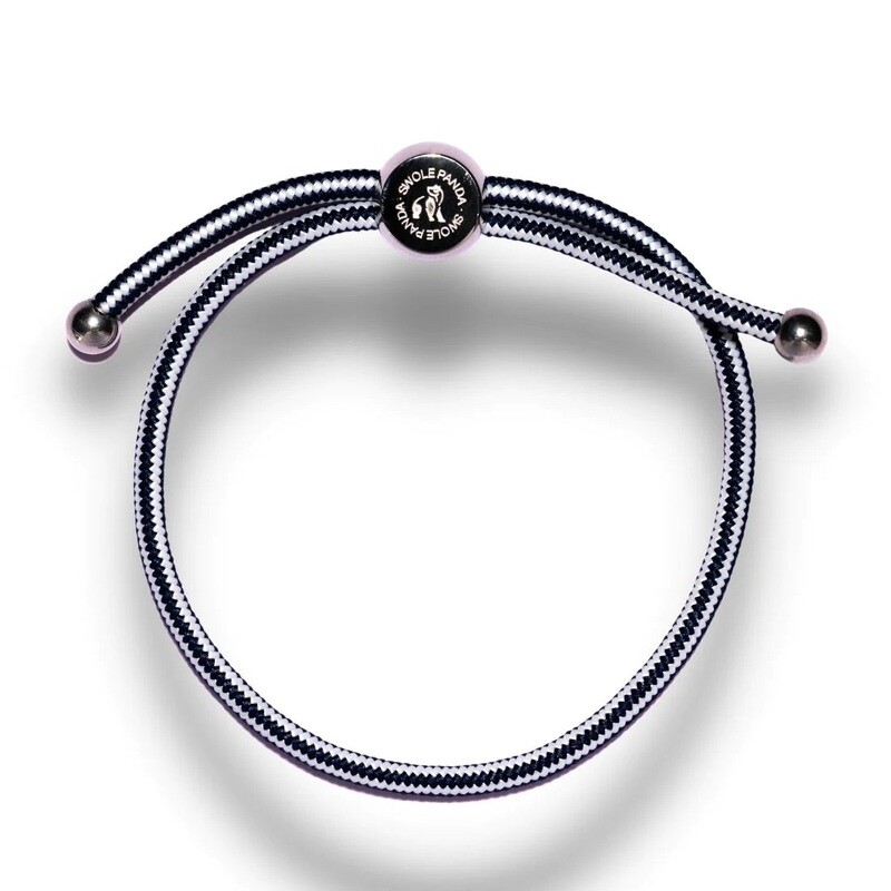 ROPE BRACELET - WHITE STRIPE Size M