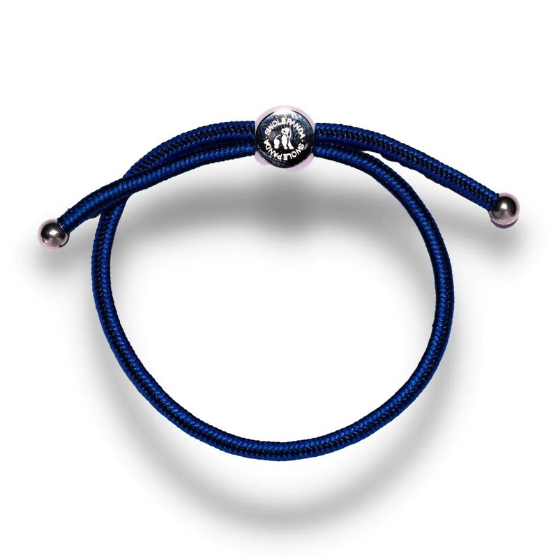 ROPE BRACELET - NAVY STRIPE Size S