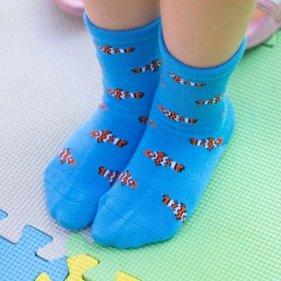 CHILDREN'S CLOWN FISH BAMBOO SOCKS