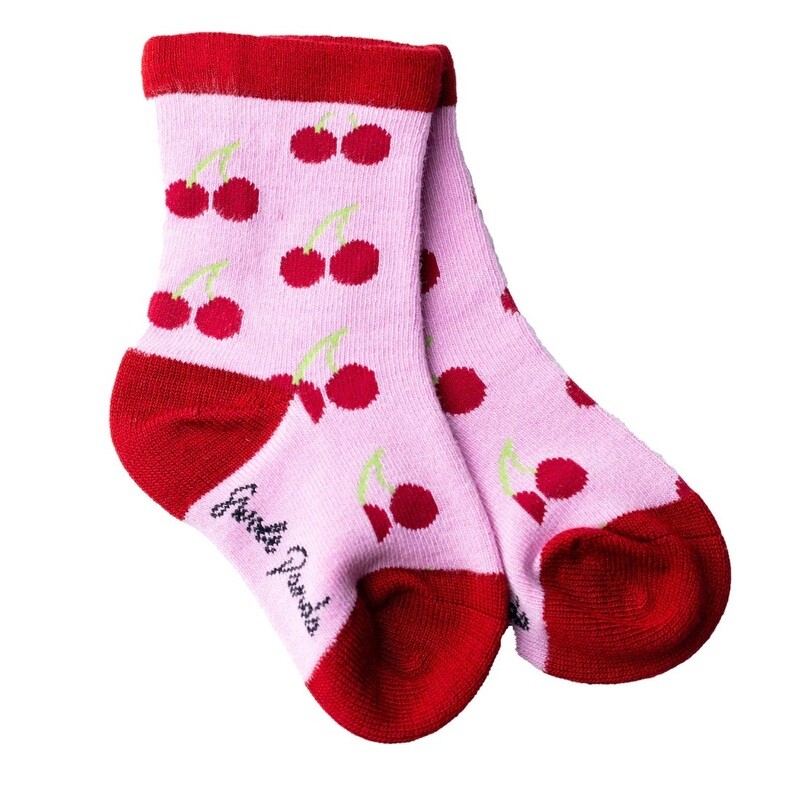 CHILDREN&#39;S CHERRY BAMBOO SOCKS
