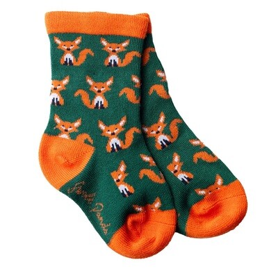 CHILDREN&#39;S FOX BAMBOO SOCKS